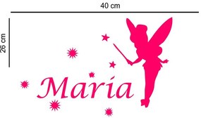 Sticker perete personalizat My Name Girl 3