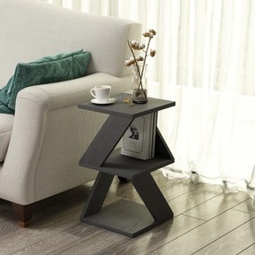 Măsuță auxiliară Albeni Black Wooden