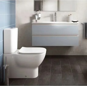 Vas wc pe pardoseala Ideal Standard Tesi alb mat