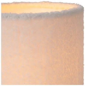 Lampă de masă Lucide 10516/01/38 WOOLLY 1xE14/40W/230V crem