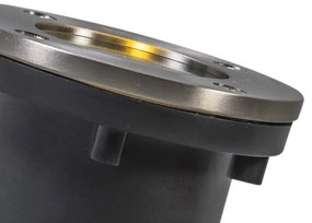 Proiector modern pentru sol din oțel inoxidabil - Basic Round