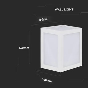 Aplică LED de exterior LED/12W/230V IP65 4000K alb