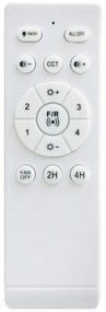 Globo 03609B - Ventilator de tavan LED HINES dimabil 10W/230V 3000-6500K +telecomandă