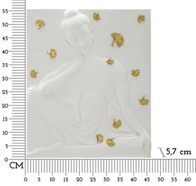 Mauro Ferretti Panou Decorativ Buddha cm 46X5,7X55,5 | Aosom Romania