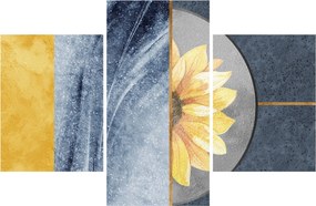 Tablou - Forme și flori (90x60 cm)