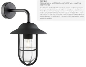 Aplica de exterior stil traditional IP44 Toronto 3291BK SRT