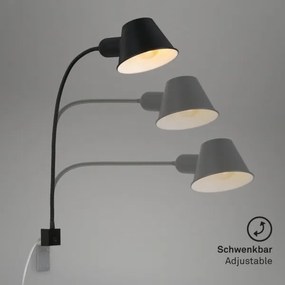 Lampă flexibilă de perete Briloner 2079-015 1xE27/10W/230V negru