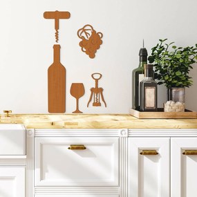 DUBLEZ | Decorațiune din lemn - Vin