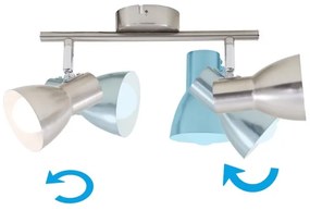 Spot Briloner 2860-022 2xE14/25W/230V