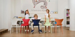 Set de 4 scaune pentru copii de exterior / interior design modern premium Love mini 65043