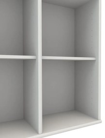 Etajeră / bibliotecă de perete Mistral 025, alb