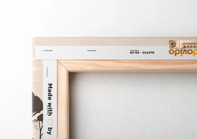 Tablou cabană scandinavă în munți