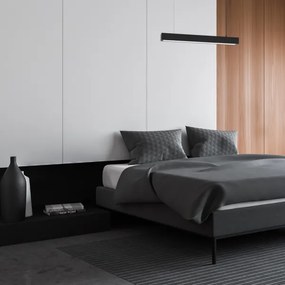 Lustr pe cablu LUNGO T8 1xG13/9W/230V negru