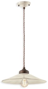 Pendul design retro realizat manual din ceramica si metal COLORS