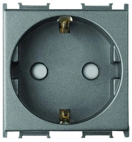 Priza standard german 2 module Thea Modular Panasonic, Neagra