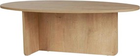 Masuta cafea ORBA, stejar, PAL, 120x65x40 cm