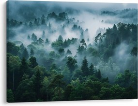 Tablou - Pădure în Ceață (70x50 cm)