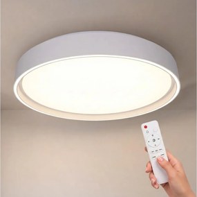 Brilagi-LED Corp de iluminat dimabil NANCI, LED 60W, 230V, 3000-6500K, Ø49 cm, alb + telecomandă