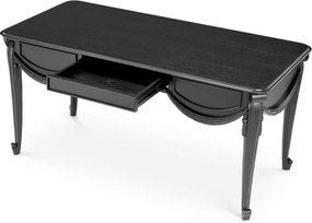 Birou negru clasic design LUX Zafiro