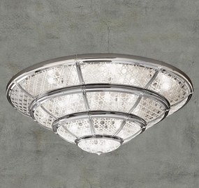 Plafoniera eleganta LUX realizata manual Crystal Glass - Giotto, 120cm