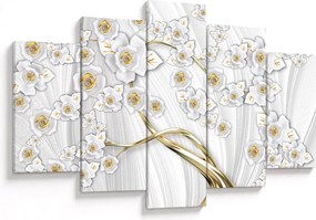 Tablou - Copac cu decor auriu (150x105 cm)