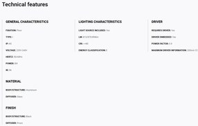 Stalp LED de exterior design modern IP65 BALIC 39cm Black