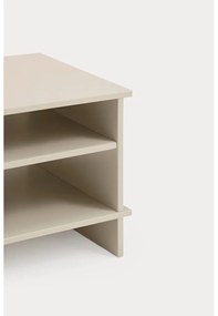 Noptieră crem cu rafturi Inari – Teulat