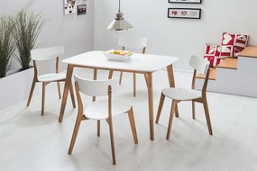 Scaun de sufragerie Perigo (stejar + alb). 761556