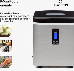 Klarstein Mr. Black-Frost mașină de gheață 150W neagră