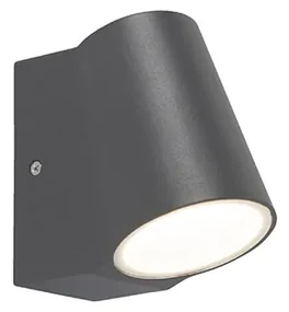 Lampă modernă de exterior antracit cu LED inclus cu senzor crepuscular - Uma