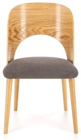 Scaun Cadiz natur/gri H83 cm