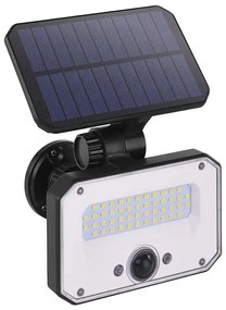 Proiector LED solar cu senzor de mișcare SPILO LED/3,7V 3600mAh 4000K IP54 + telecomandă