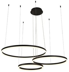 Lustră LED dimabilă pe cablu LED/125W/230V 3000-6500K + telecomandă