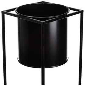 Suport pentru flori RING 100x23 cm negru