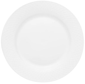 Serviciu de masa, 18 piese, 6 persoane, alb, Sonia