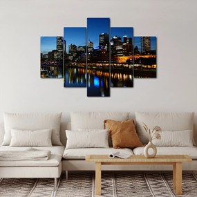 Tablou cu noaptea în Melbourne (150x105 cm)