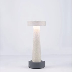 Stalp LED din ciment pentru exterior IP65 Cram White H-30cm
