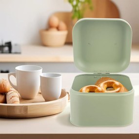 Cutie de pâine din metal Greenish – Orion