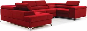 Colțar lemn masiv Formă U Extensibil Tango 350x202cm Personalizabil