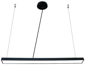 Lustră LED pe cablu LED/32W/230V 4000K d. 120 cm negru