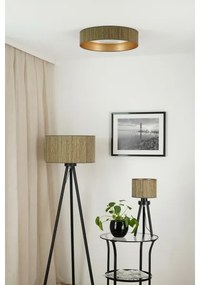 Brilagi - Plafonieră LED BOSTON ROLLER LED/24W/230V pr. 45 cm maro/auriu