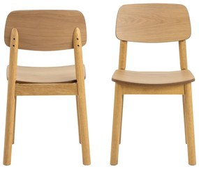 Scaun de dining în culoare naturală Barlow – Actona