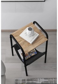 Măsuță laterală Leloku (negru + pin atlantic). 1094703