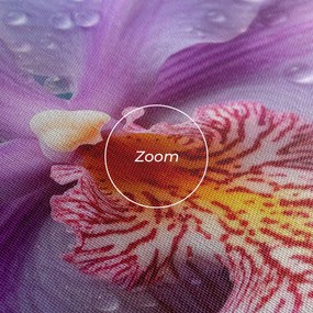Tablou Canvas, 80x160cm, Dormitor si Living, Flori, Orhidee, Orchid In Rain
