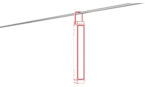 Ledlenser AF2R - lanternă LED de lucru reîncărcabilă, cu lumină reglabilă, IP54, 1000 lm, 50 h