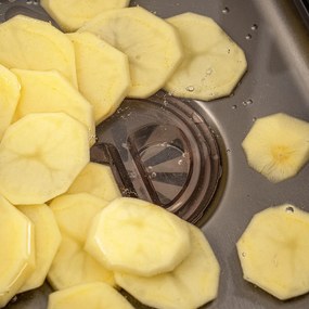 Lavoar cu scurgere încuiată pentru tava de chiuvetă