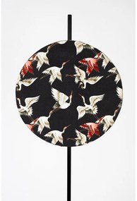 Lampadar negru cu abajur textil (înălțime 158 cm) Jaylee – White Label