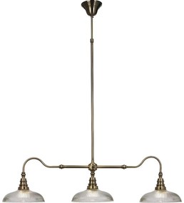 Cottex T9043A - Lustră cu tijă SNOOKER, 3 x E27, 60W, 230V