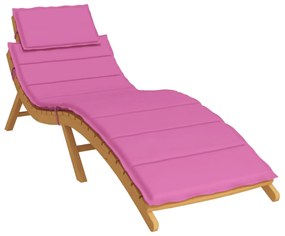 Perna de sezlong, roz, material Oxford