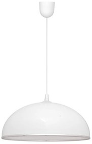 Lustră pe lanț CIRCLE 1xE27/15W/230V albă
